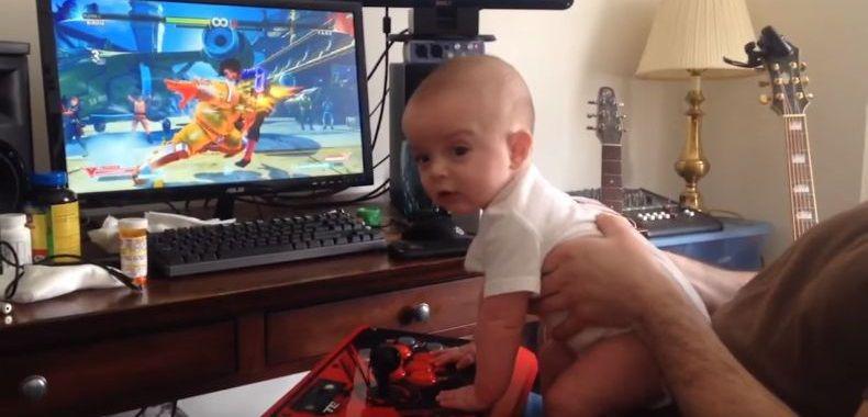 „Ta gra jest tak łatwa, że nawet 6 miesięczne dziecko sobie poradzi” - młody gracz gra w Street Fighter V