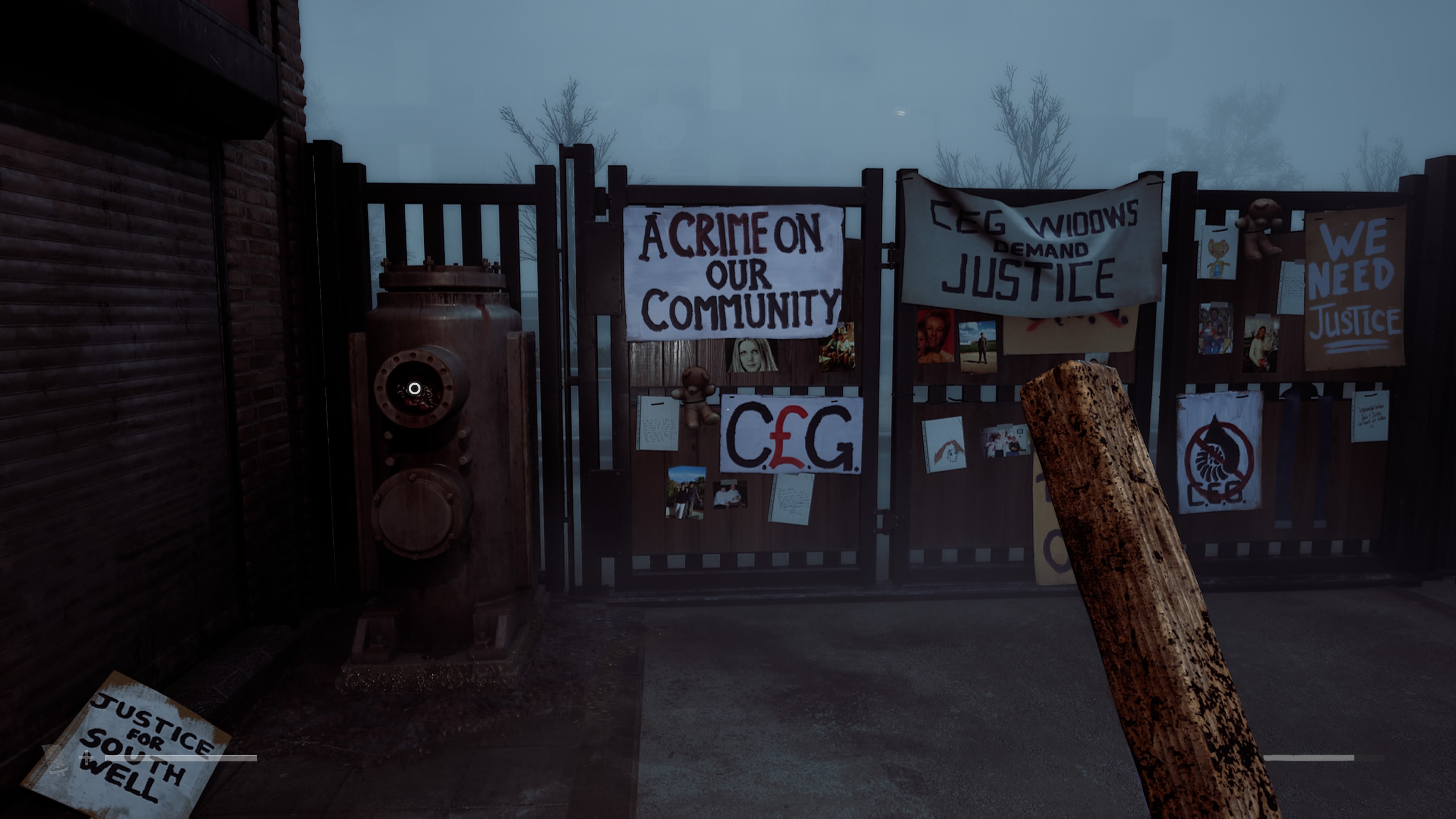 Silent Hill Townfall - Część 4 - Clara Woods: siedziba CEG, dziwna brama, dyskietki, szafki, przecinak, Richard