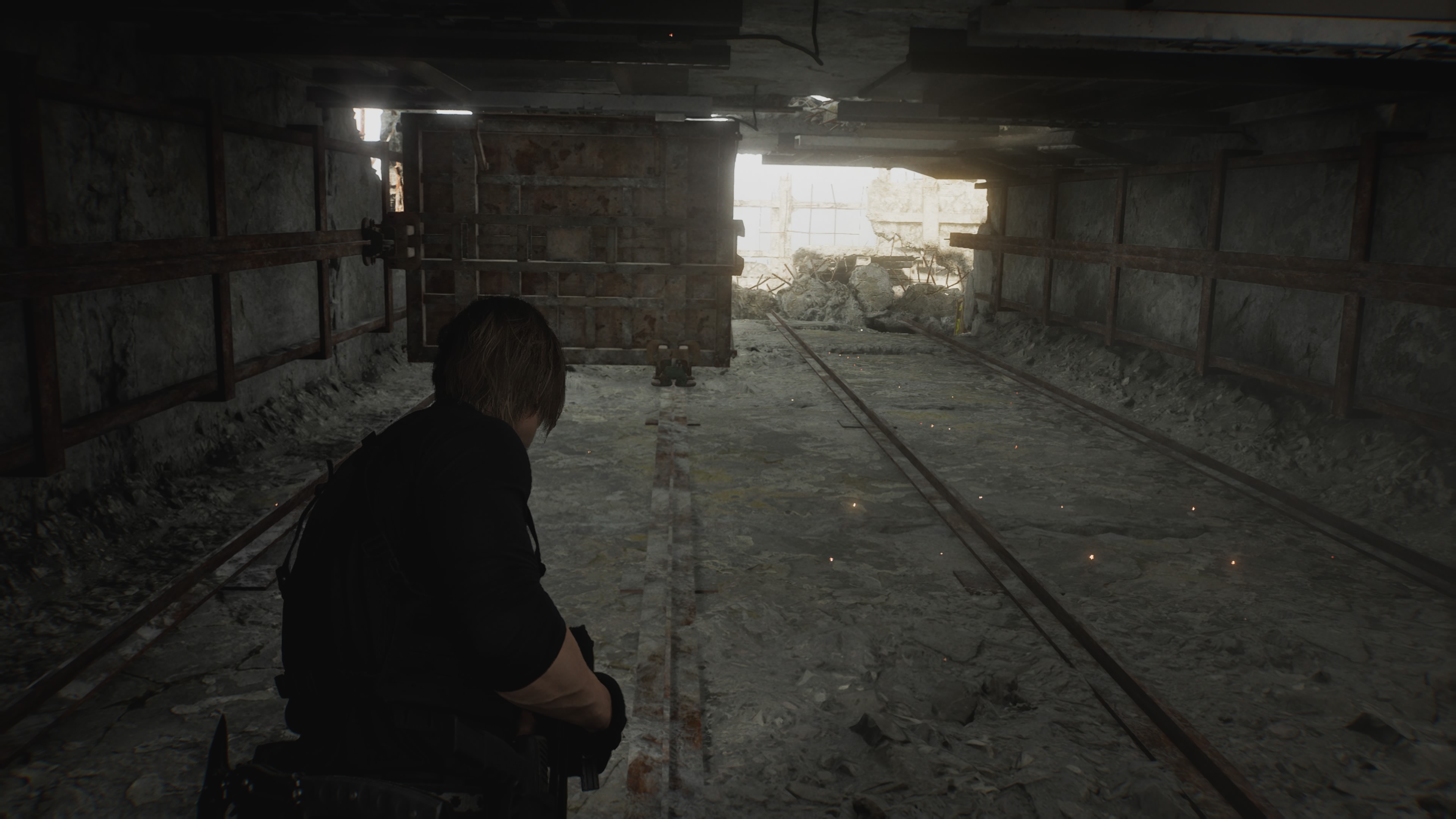 Resident Evil Requiem - Leon: Wieża Willisa, przekaźnik, szyby, winda, brama, detonator, motocykl, psy Victora