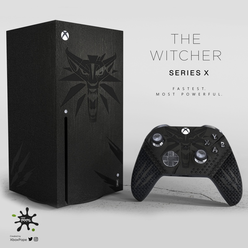 Xbox Series X w motywie Wiedźmina. Projekt zbiera pochwały fanów marki Xbox