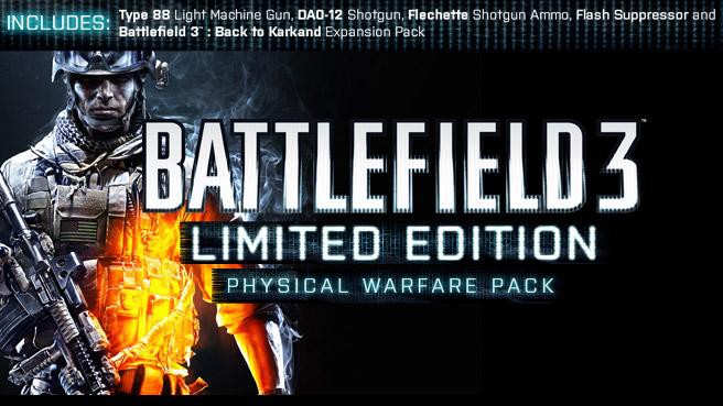Physical Warfare Pack w Battlefield 3