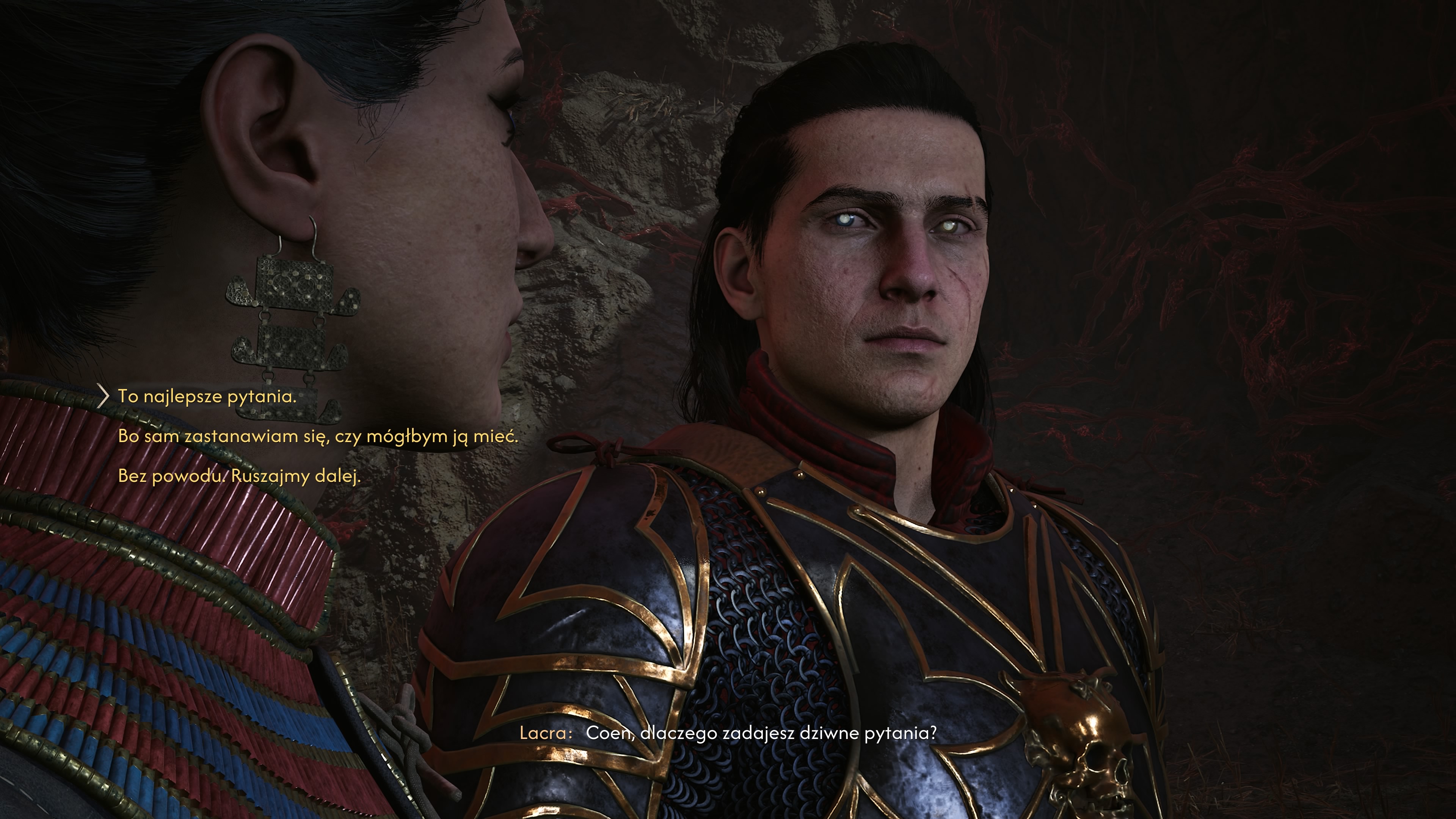 The Blood of Dawnwalker - Lacra: romanse, sceny miłosne, wybory w dialogach