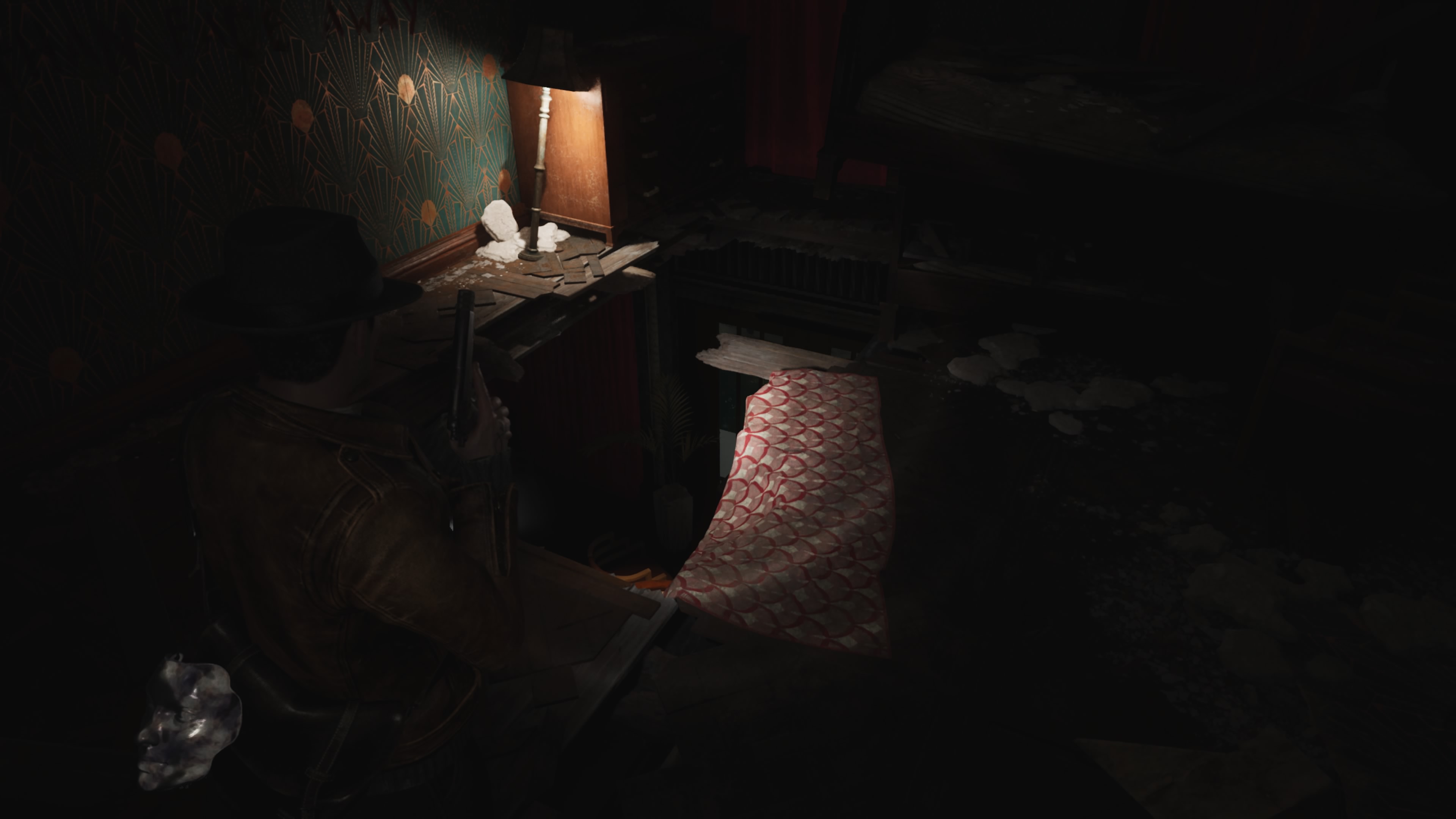 The Sinking City 2 - Hotel Devil's Reef: piwnica, trujący gaz, trzy klucze Lorelei, syrena, szkatułki, scena