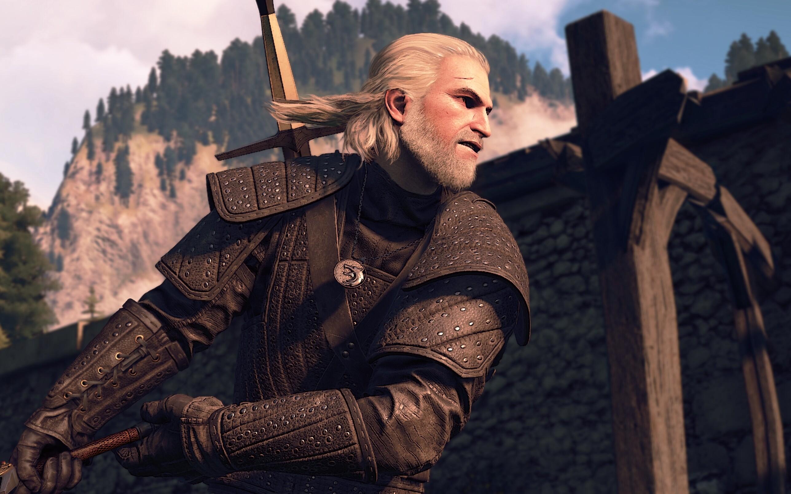 Wiedźmin 3 Geralt strój z serialu Netflixa