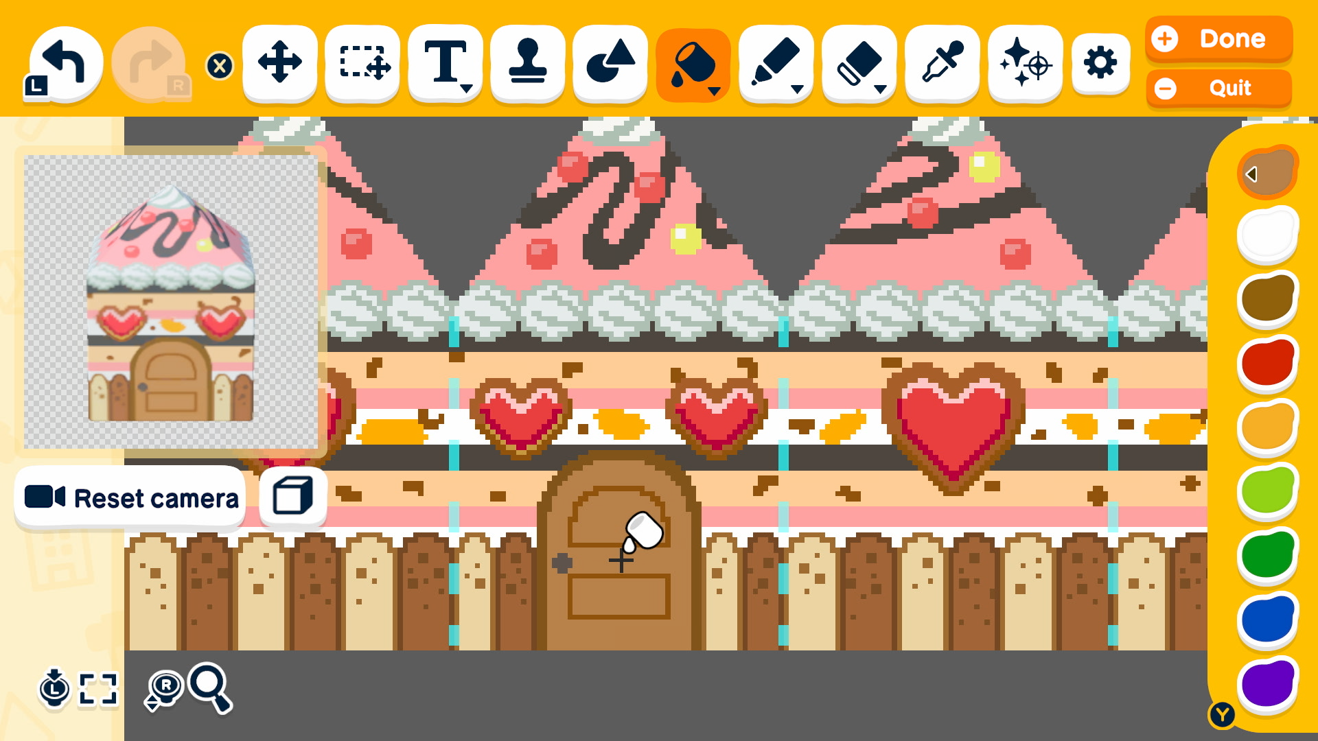 Tomodachi Life: Living the Dream - recenzja gry. Malowanie budynku