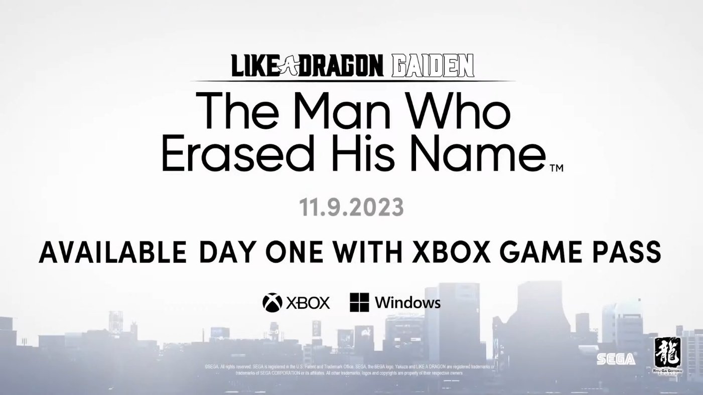 Like a Dragon Gaiden: The Man Who Erased His Name od premiery w Xbox Game Pass! Ishin trafi do usługi #2