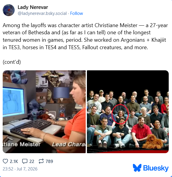 Weterani Obliviona, Skyrima, Morrowinda i Fallouta 3 oraz Fallouta 4 żegnają się z Xboxem po zwolnieniach