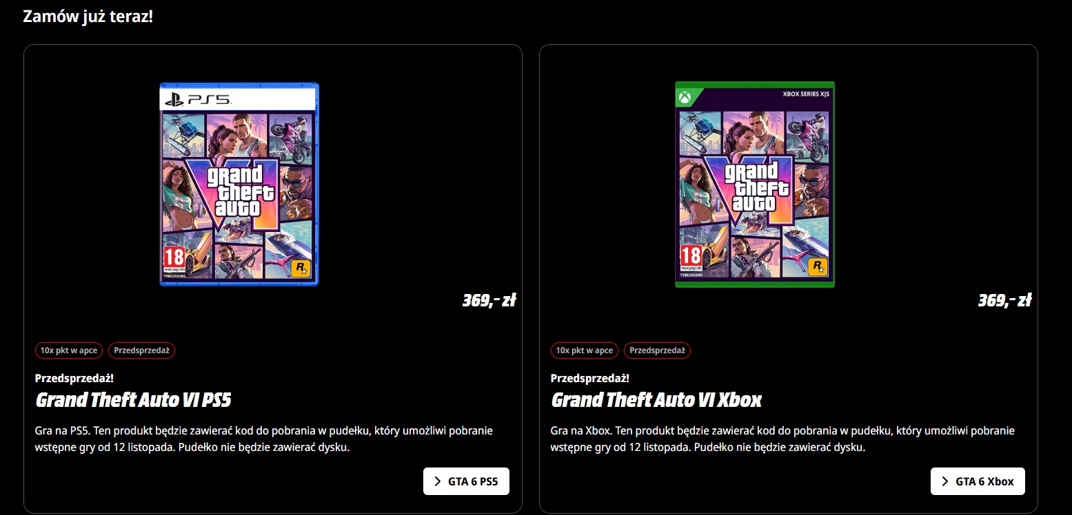 GTA 6, Media Markt