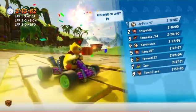 Wakacyjny Turniej Crash Team Racing spotkanie drugie