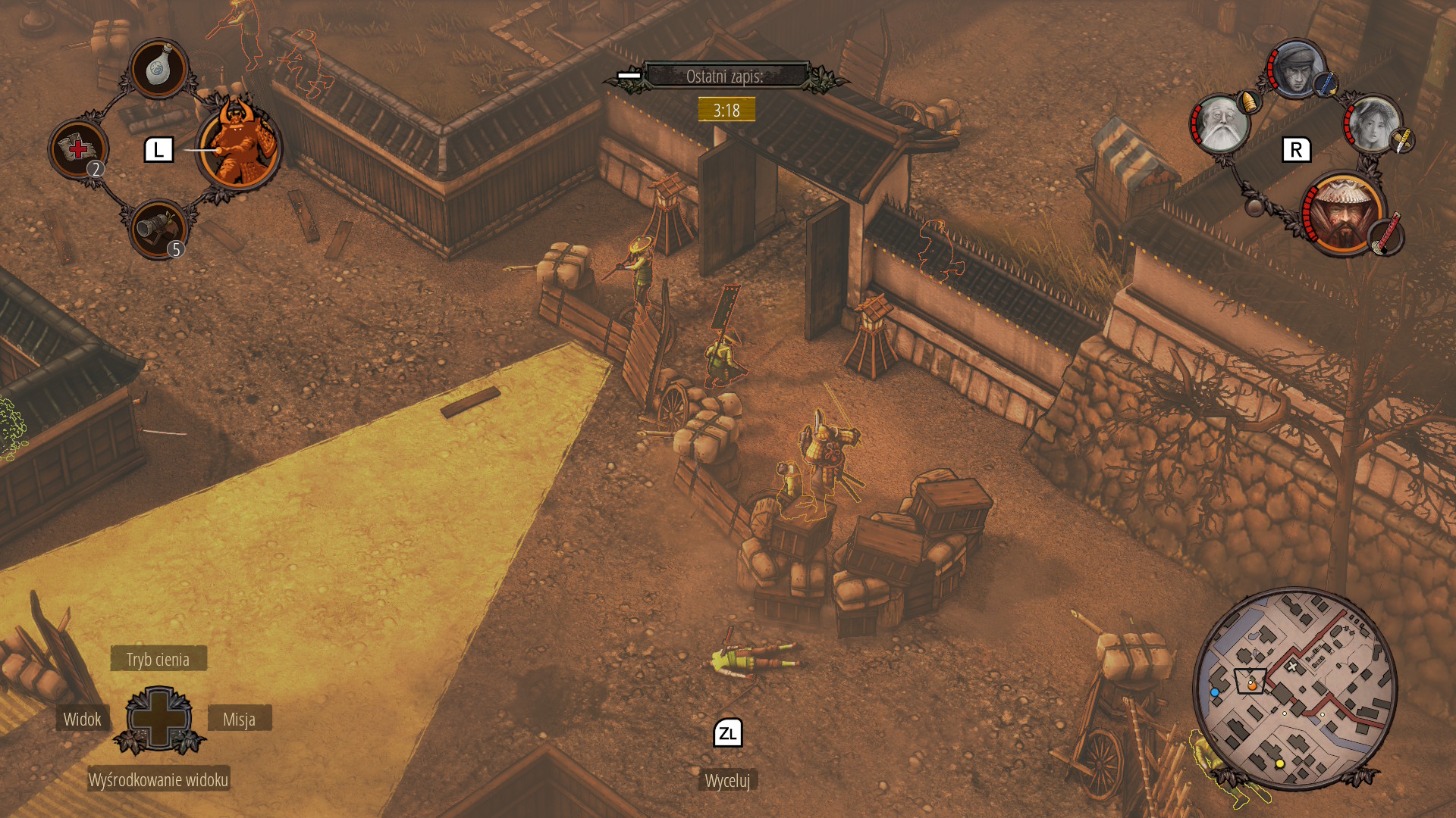 Shadow Tactics: Blades of the Shogun - recenzja Switch 2 - samuraj w natarciu