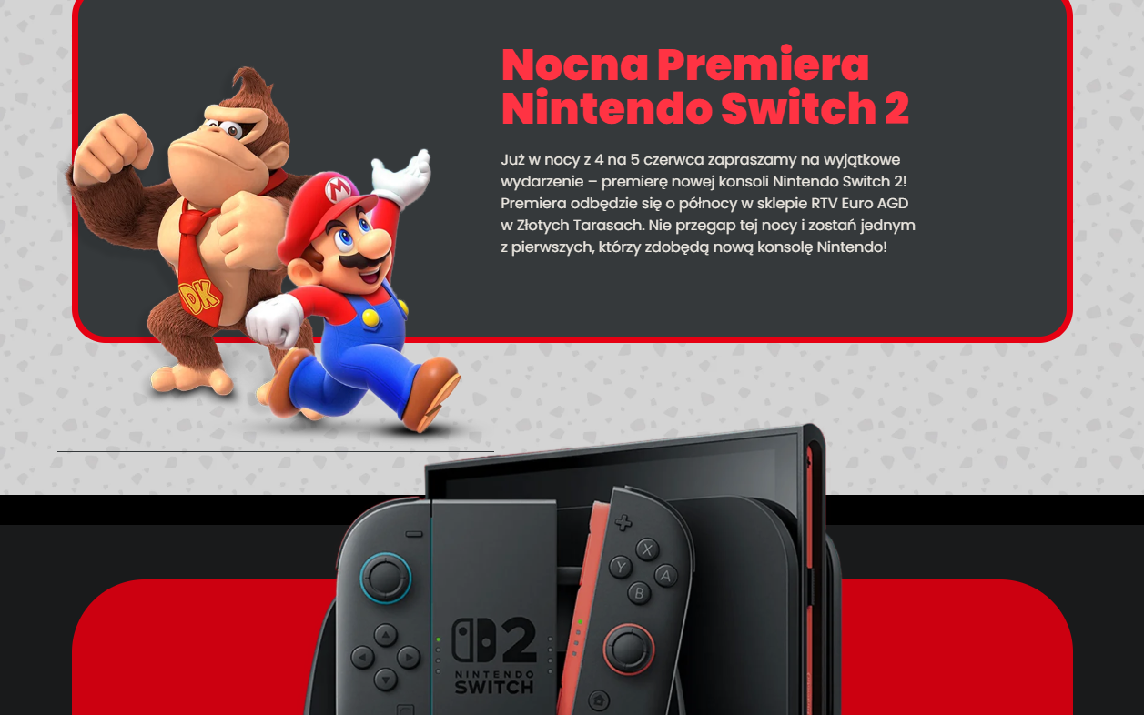 Ogromne zestawienie z Nintendo Switch 2 - konsola, akcesoria, gry, dodatki i więcej w polskich sklepach