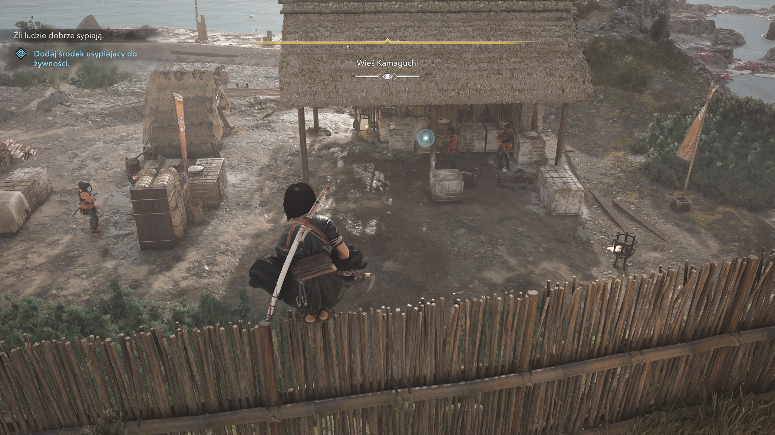 Assassin's Creed Shadows - Przechylanie szali, Źli ludzie dobrze sypiają: ashigaru, środek usypiający, rejestr