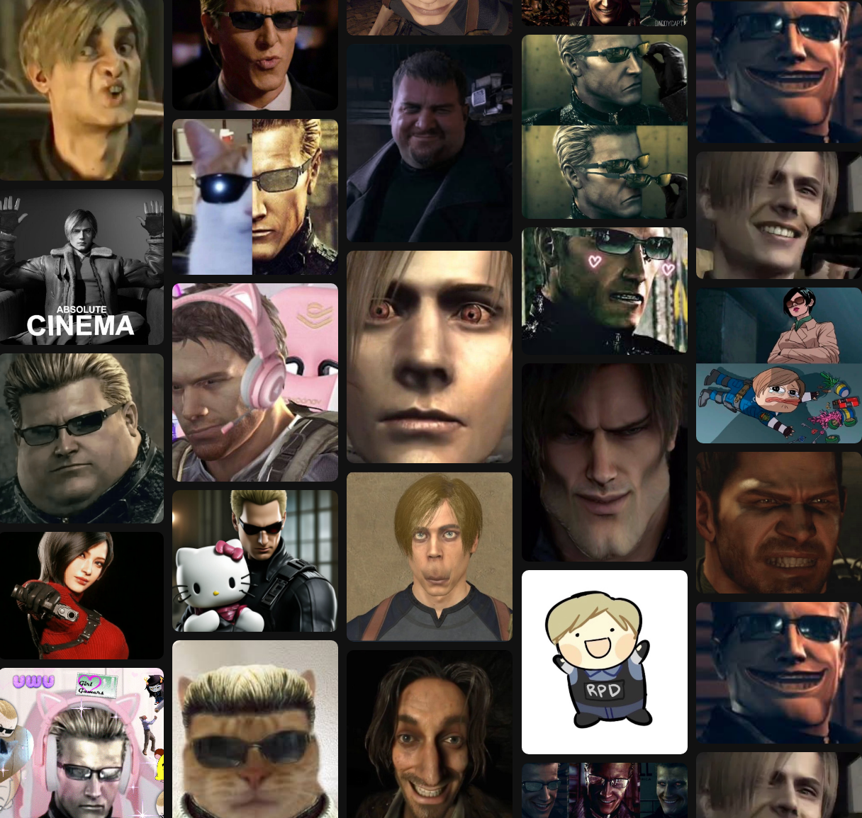 Wesker w Pragmata. Żart pozwala... oglądać memy