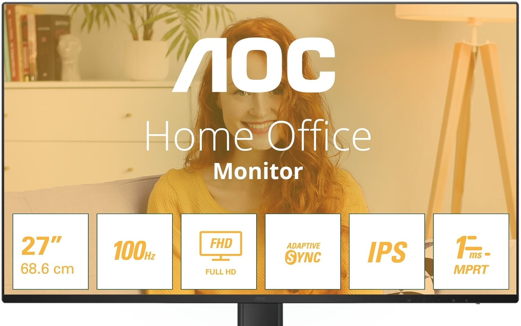 Ciekawy monitor AOC do pracy domowej z 100 Hz i IPS, 27" - za 399 zł zamiast 499 zł