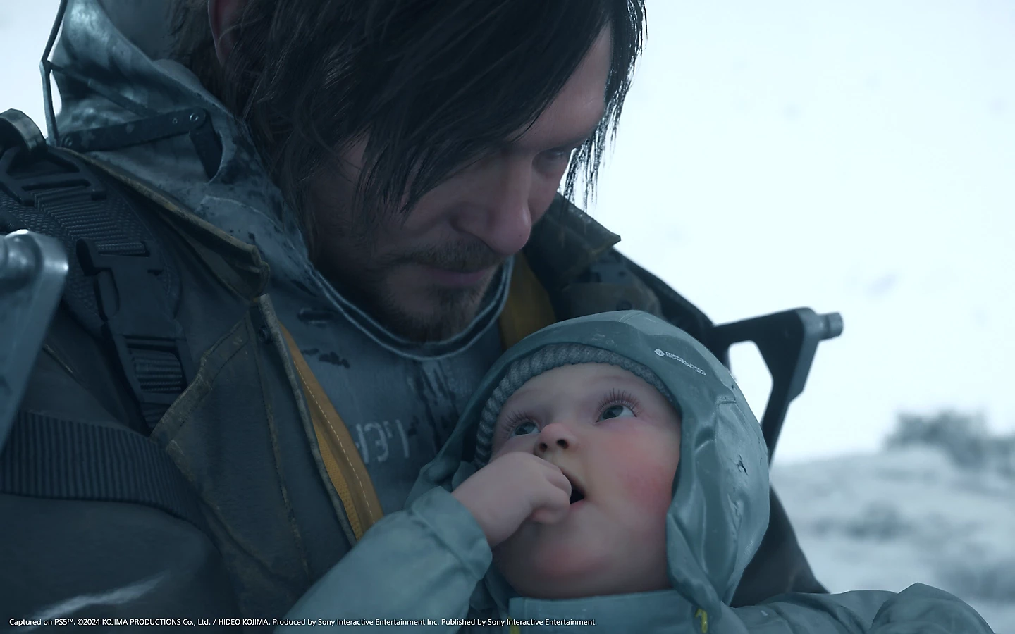 Death Stranding 2 - Sam i dziecko