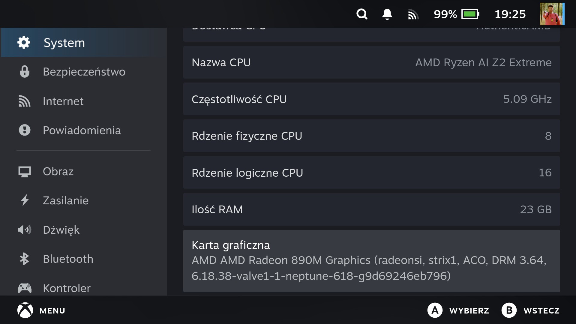 steamos screen