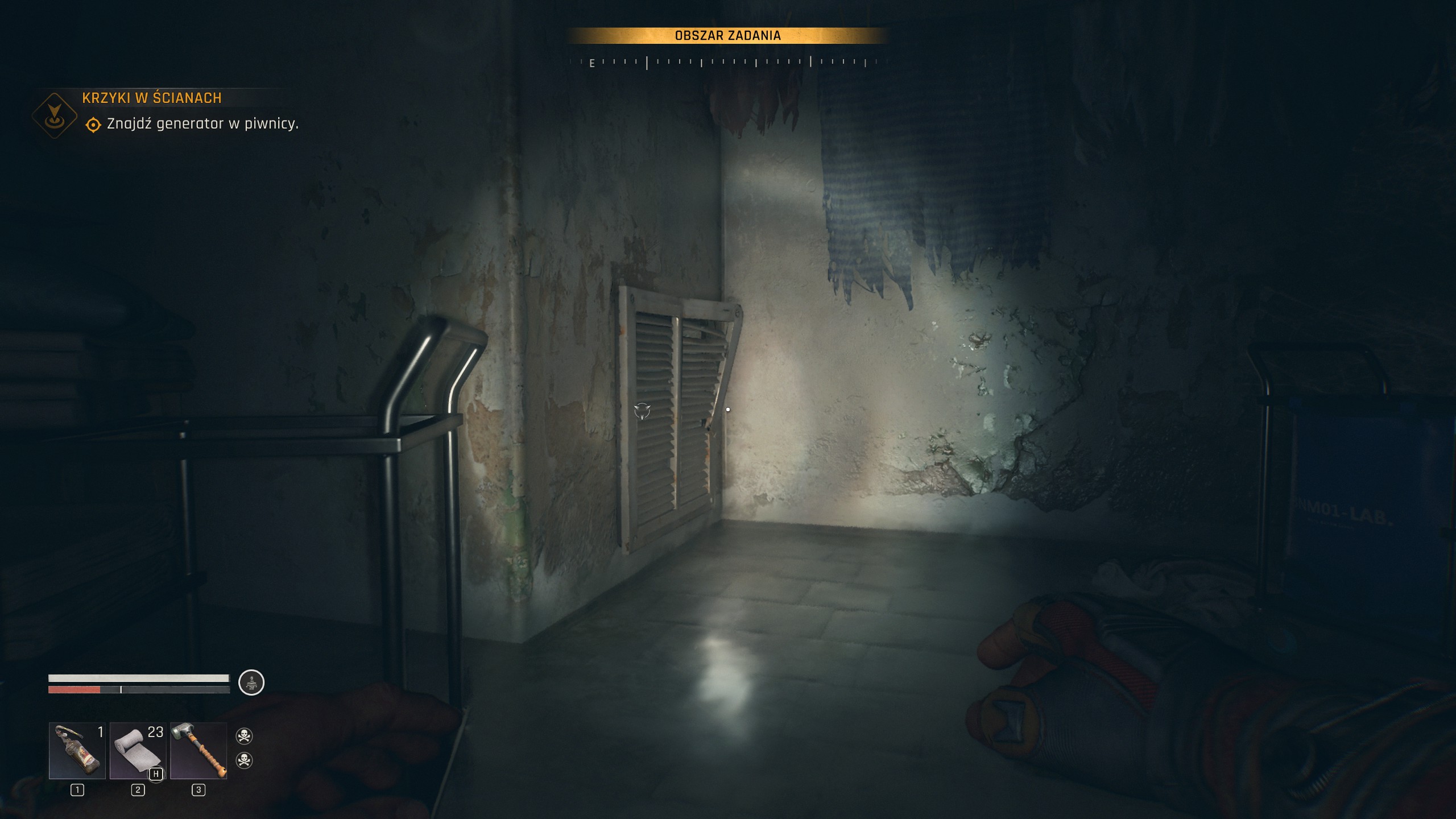 Dying Light The Beast - Krzyki w ścianach: szpital psychiatryczny, magazyn leków