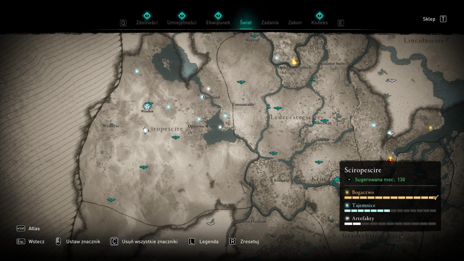 Assassin's Creed Valhalla - Sciropescire, Cent, Essexe, Asgard (Przeklęte miejsca)