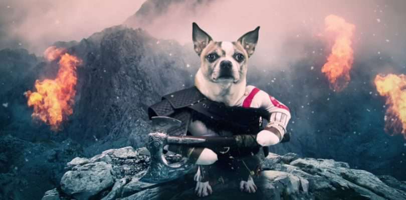 God of War. Psy w roli Kratosa i Atreusa. Komiczna reklama Sony