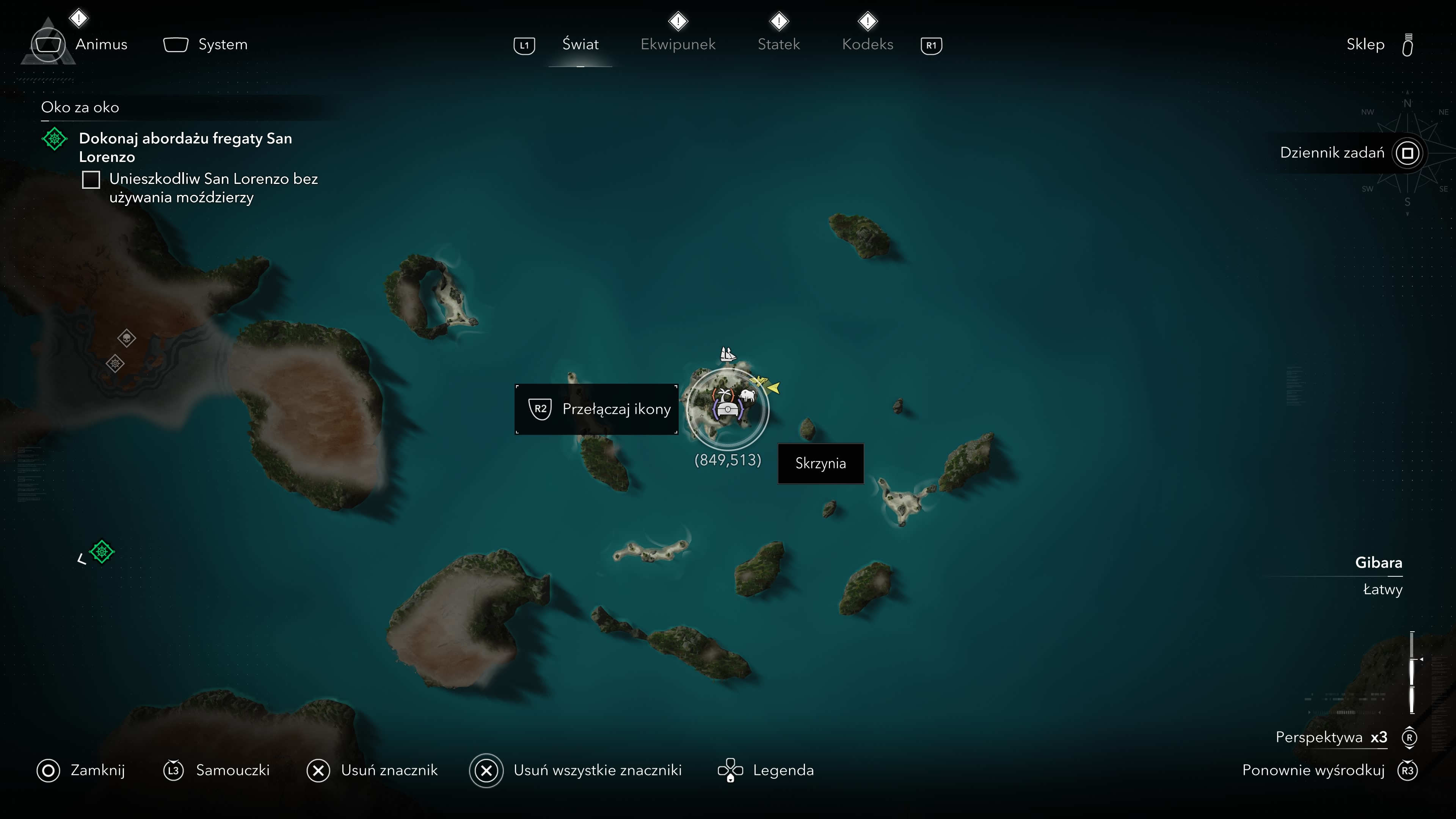 Assassin's Creed Black Flag Resynced - Skrzynie na Wyspa Mariguana