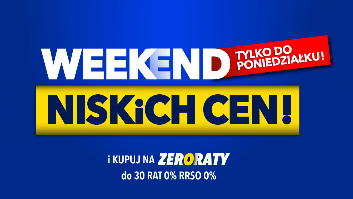 Weekend niskich cen RTV Euro AGD