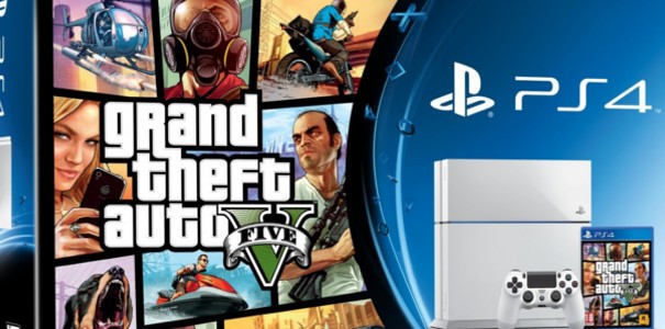 Europejskie zestawy GTA V + PlayStation 4 również z białą wersją konsoli