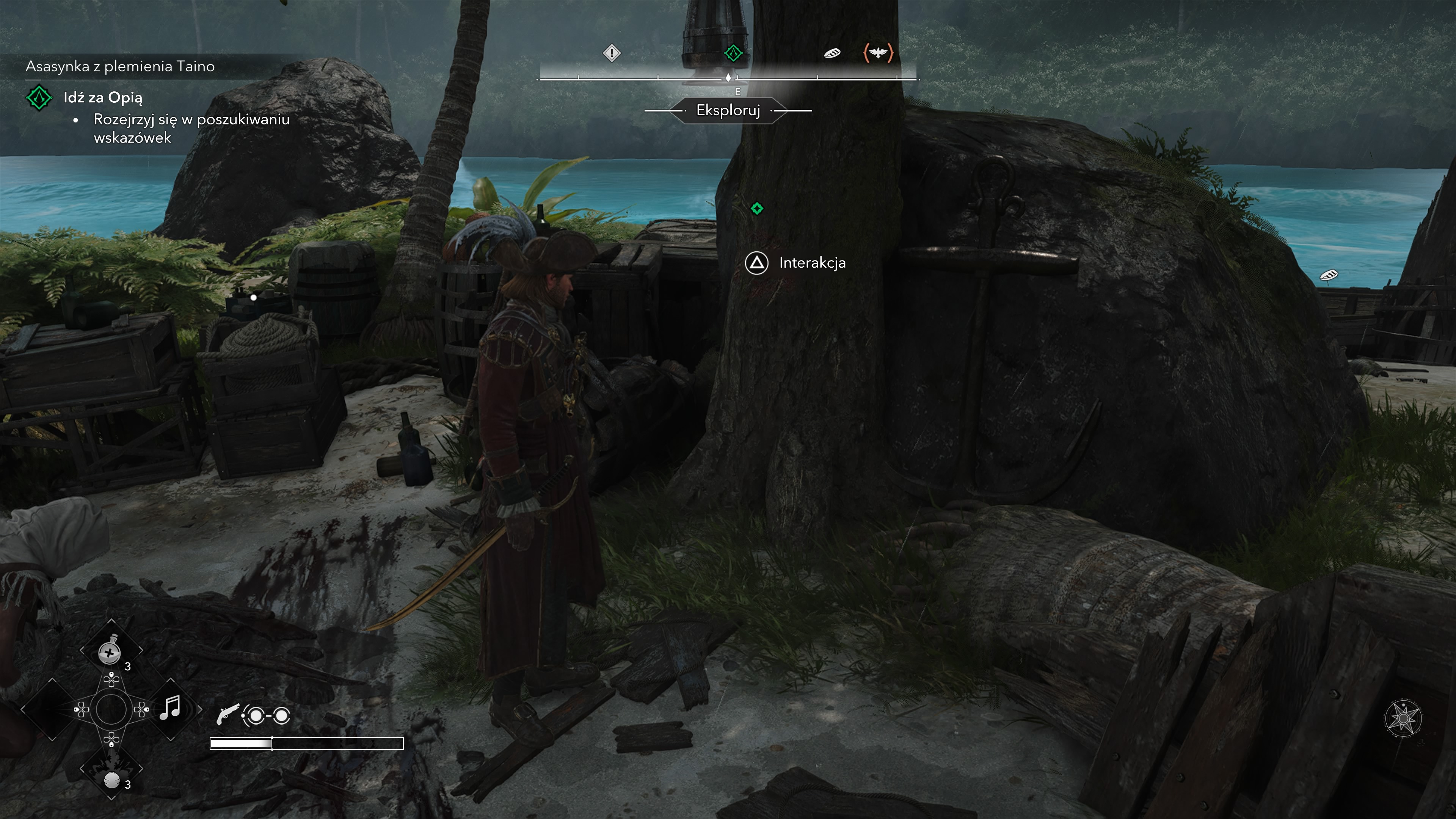 Assassin's Creed Black Flag Resynced - Asasynka z plemienia Taino, Okręty Zakonu: Opia Apito, Jaguar, Król Rybaków
