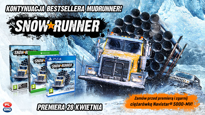 SnowRunner zmrozi Wam krew w żyłach! Nadchodzi najtrudniejszy z symulatorów
