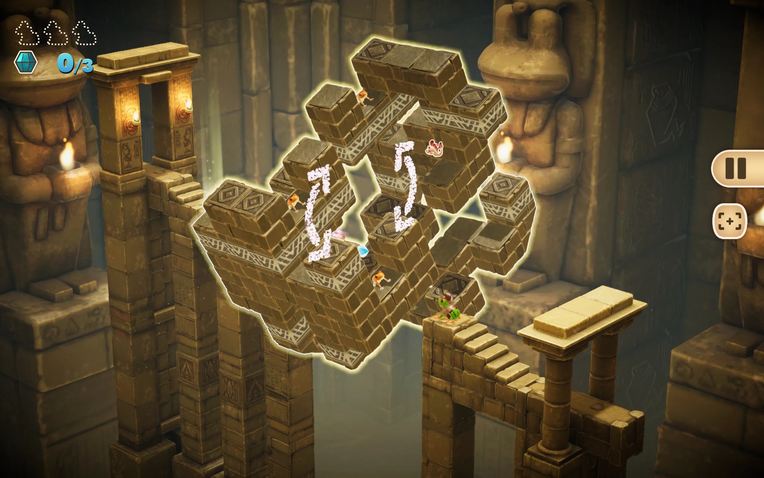 Frogger and the Rumbling Ruins