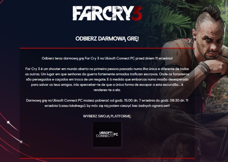 Far Cry 3 za darmo! Promocja Ubisoftu pozwala pobrać znakomitą produkcję