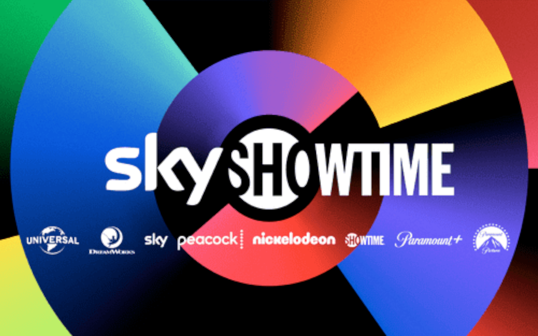 SkyShowtime - logo z wytwórniami