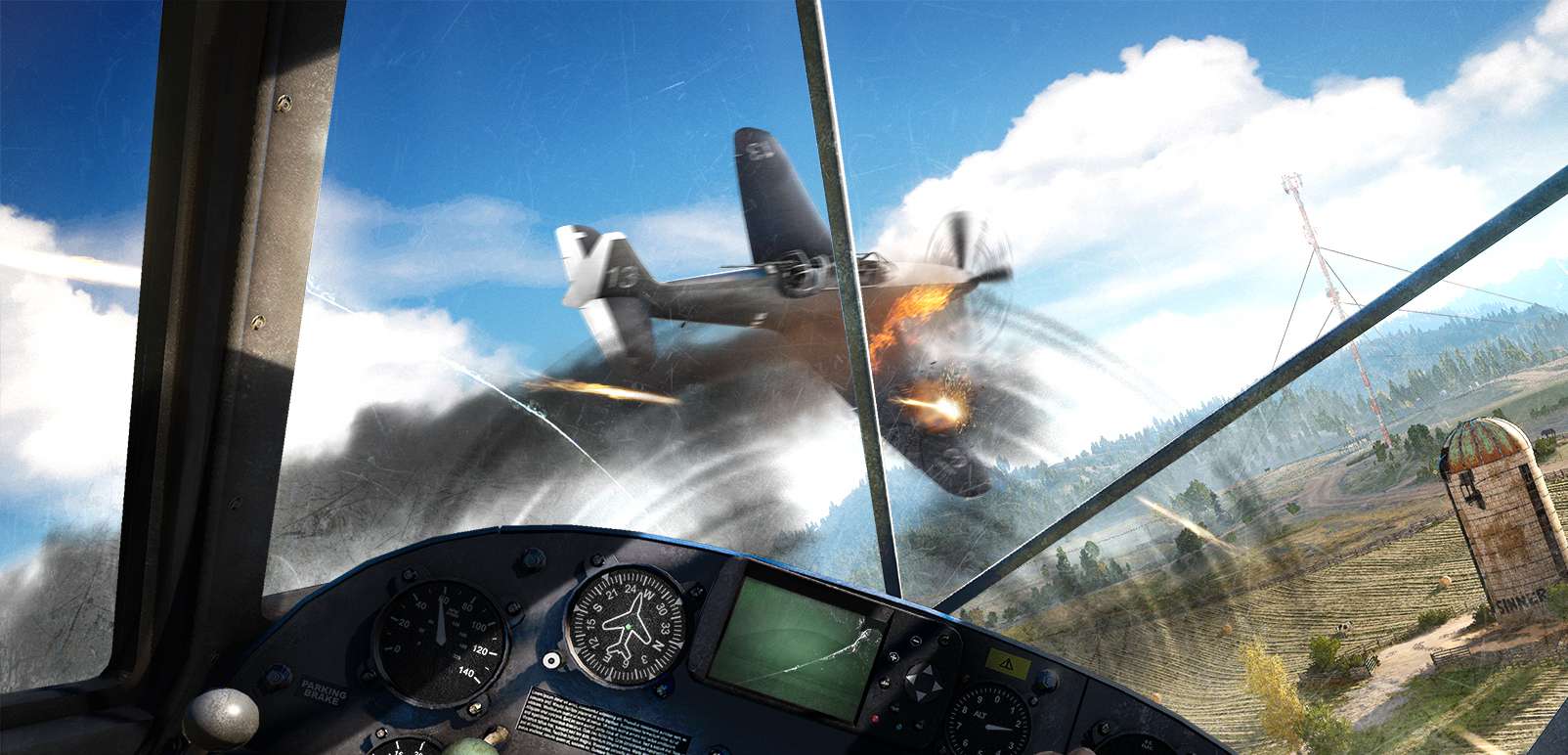 Far Cry 5. Niebezpieczne loty. Zobaczcie walki powietrzne i bombardowania w 4K