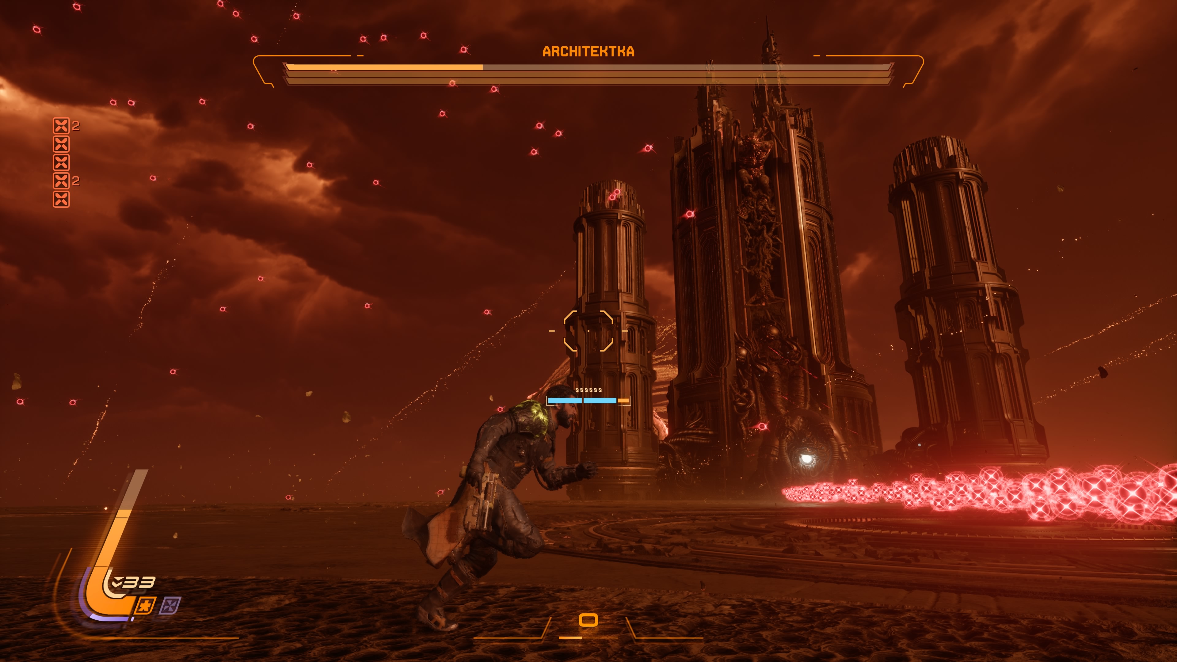 Saros - Architekt: Boss, jak pokonać wroga, taktyka, najlepsza broń na władcę