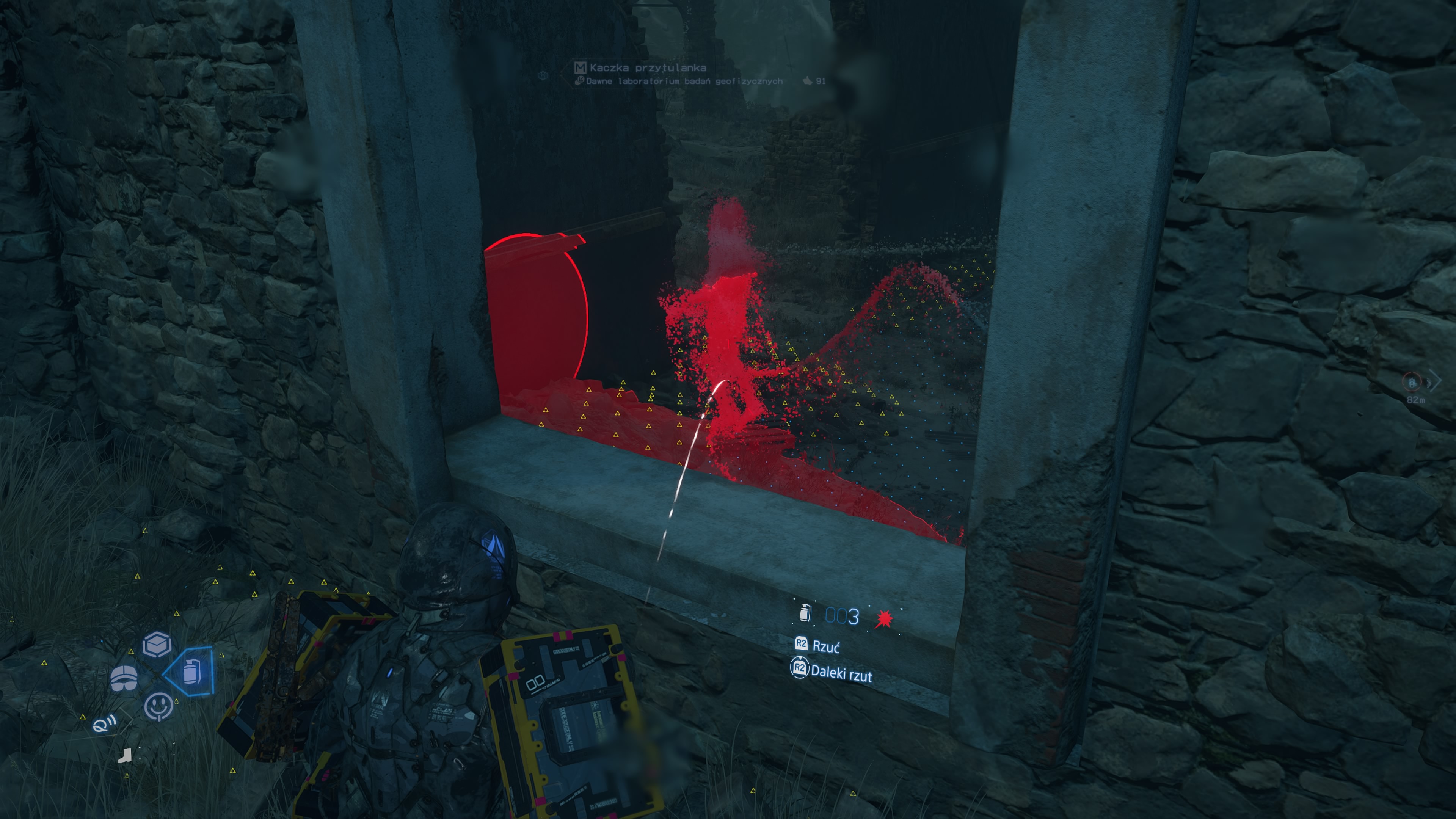 Death Stranding 2 - Zlecenie 5: wynurzeni przy dawnym laboratorium, prototypowe naboje, granaty