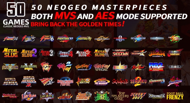 NeoGeo MVSX zachwyci retro maniaków. 50 gier w zestawie i możliwość stworzenia automatu