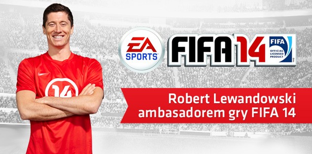 Robert Lewandowski polskim ambasadorem gry FIFA 14