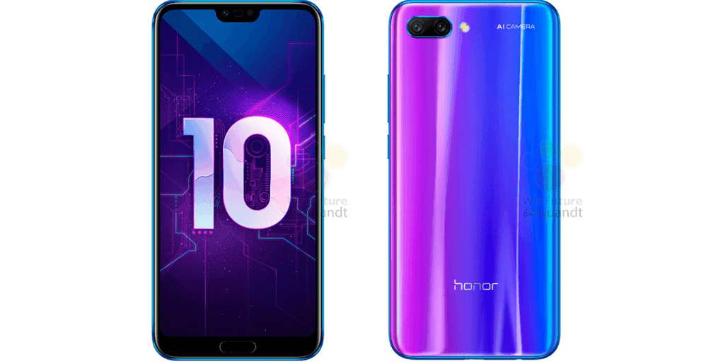 Honor 10 wyjątkowo przypomina młodszego brata Huawei P20