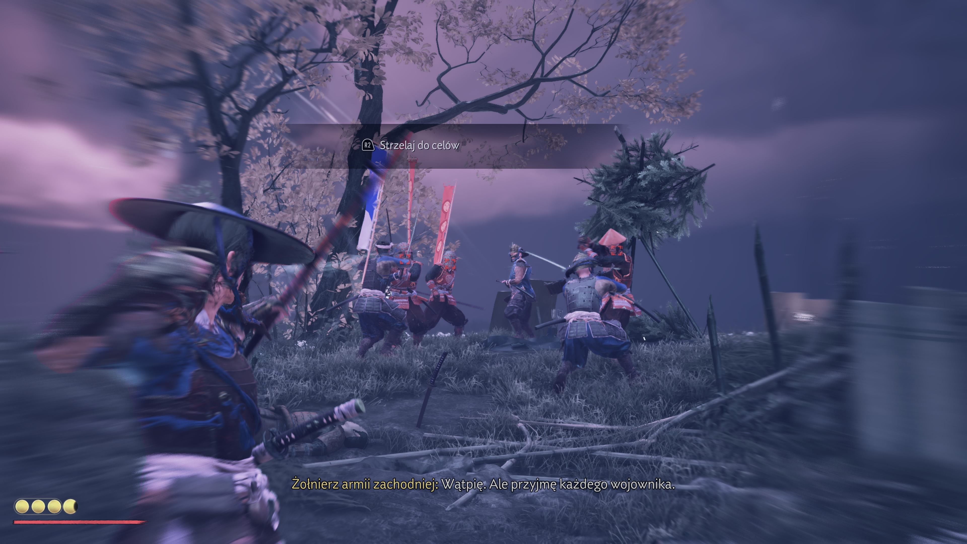 Ghost of Yotei Echoes of Sekigahara - Bitwa teraźniejszości i przeszłości: góra Akan, Gwardia, boss Nagato