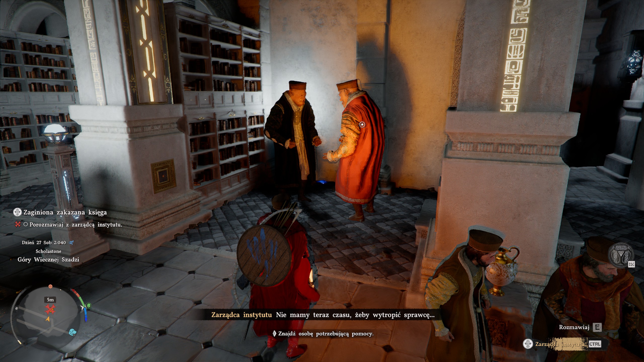 Crimson Desert - Zaginiona zakazana księga: zamieszanie, zarządca