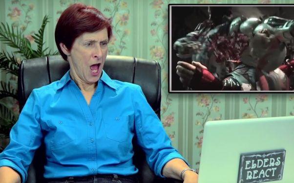 Jak osoby starsze reagują na fatality z Mortal Kombat X?