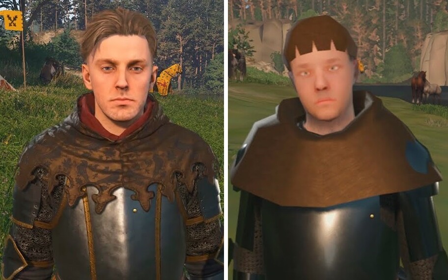 Kingdom Come Deliverance 2 w trybie ziemniaka. Porównanie pokazuje grę na ekstremalnie niskich wymaganiach