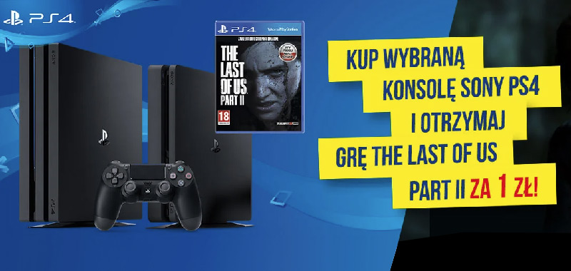 W Media Expert promocja na The Last of Us Part II - gra za 1 zł przy zakupie PS4