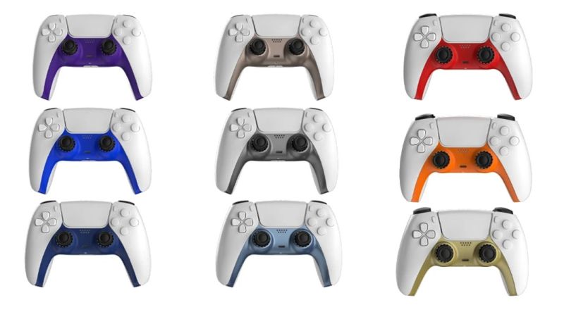 DualSense z PS5 z wymiennymi panelami. Firma oferuje 10 kolorów