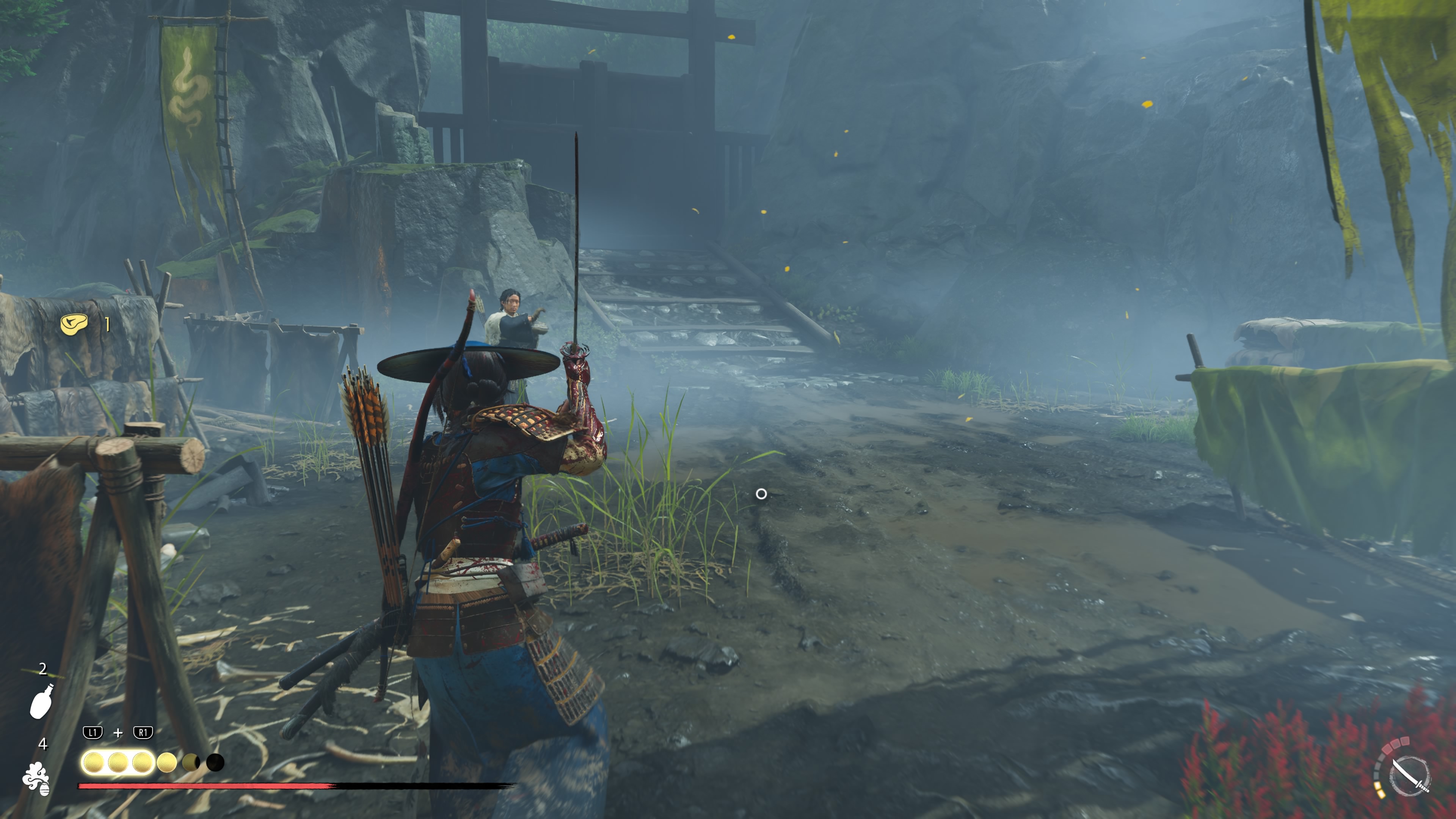 Ghost of Yotei Echoes of Sekigahara - Kres snu: Czarna Gwardia, wozy, złoto, Chuhei, Jisuke, koniec DLC