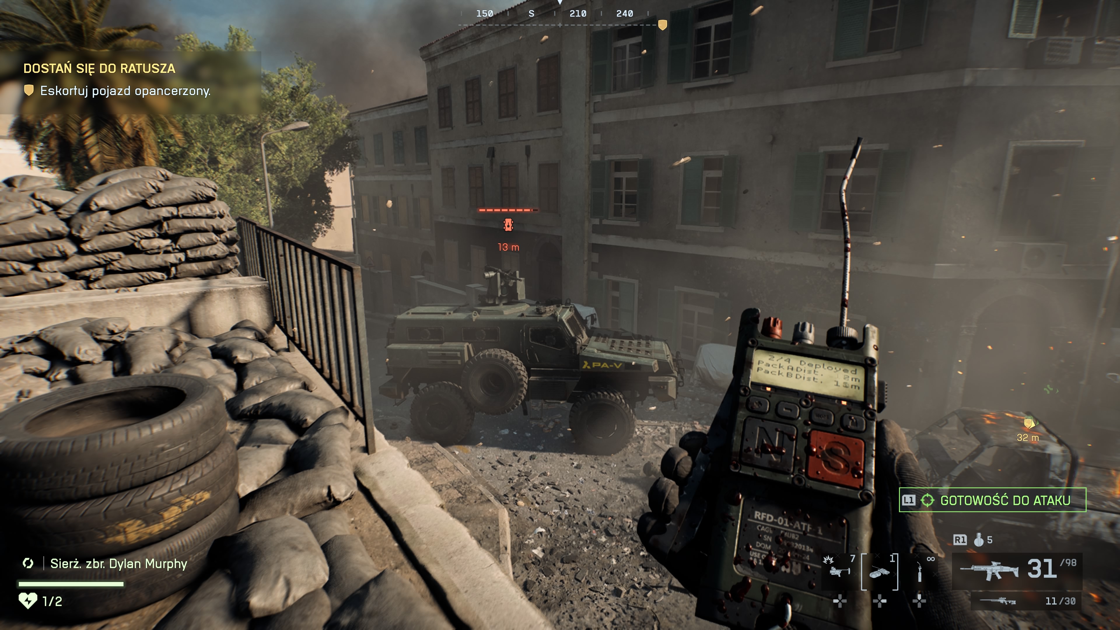 Battlefield 6 - Operacja Gladius: bitwa o Gibraltar, Murphy, pojazd opancerzony