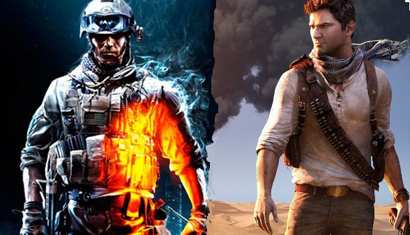 Uncharted 3 nie dało rady Battlefieldowi