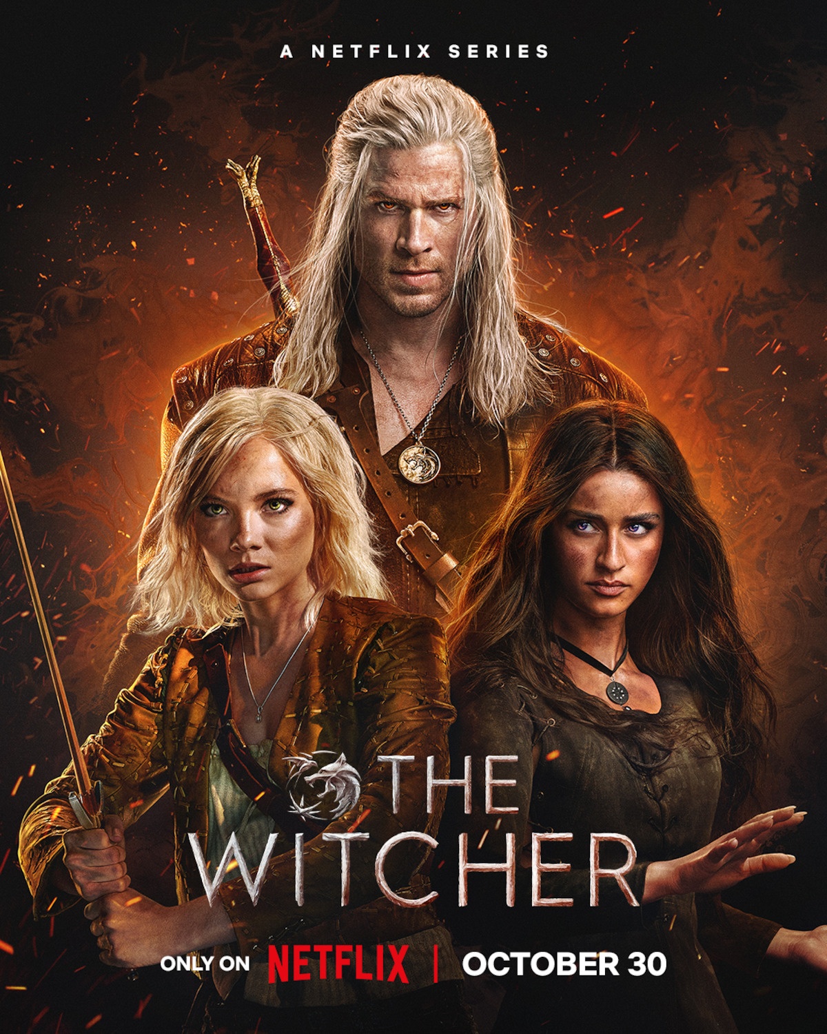 Wiedźmin plakat, Wiedźmin sezon 4, Netflix