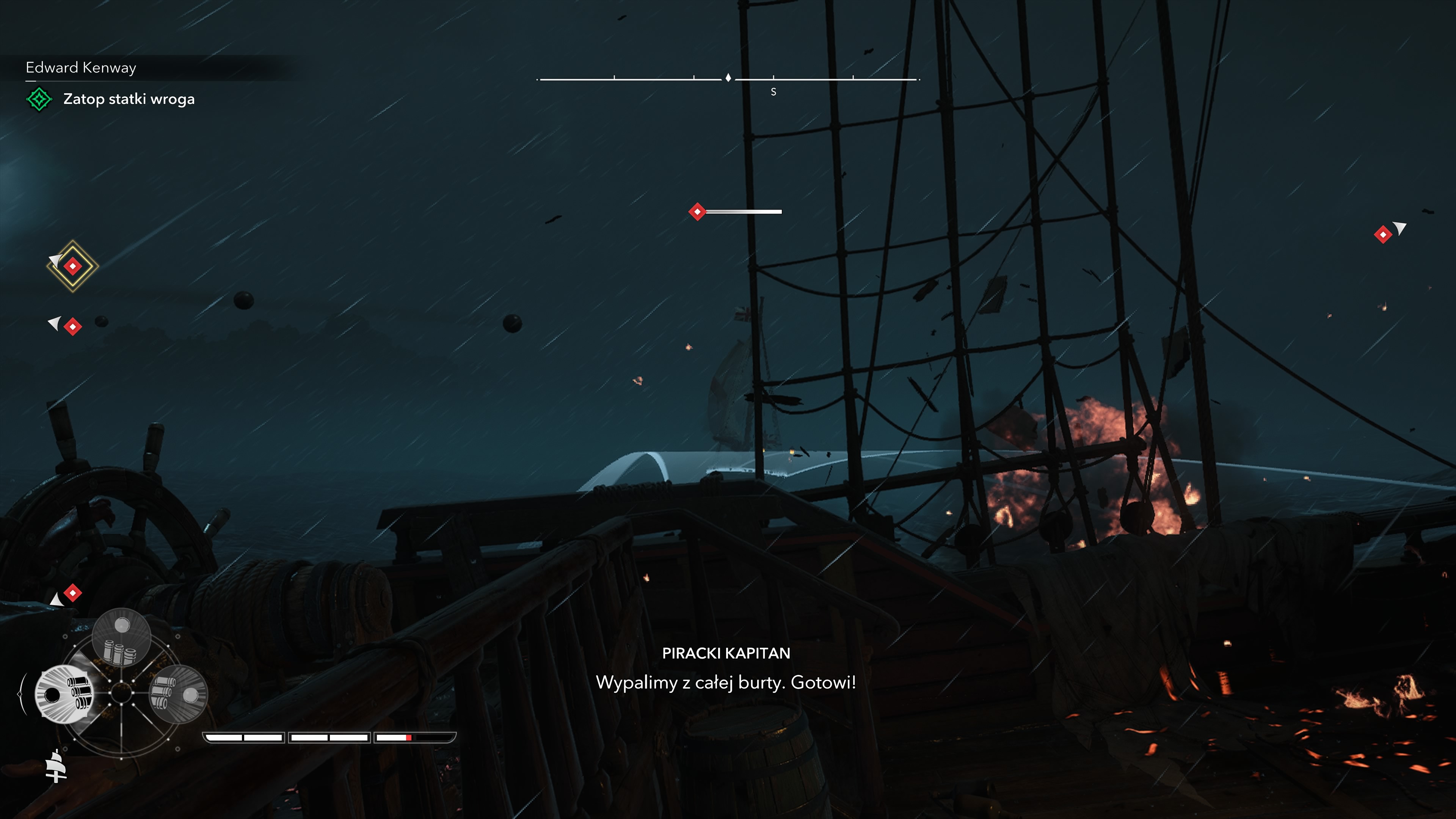 Assassin's Creed Black Flag Resynced - Edward Kenway: statek, brzeg, Asasyn Duncan, kupiec Stede
