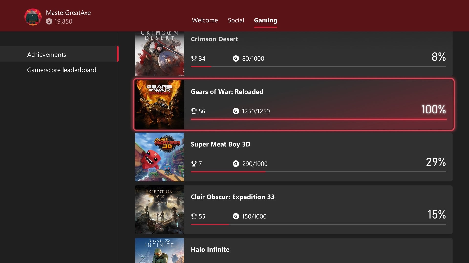 Xbox Osiągnięcia