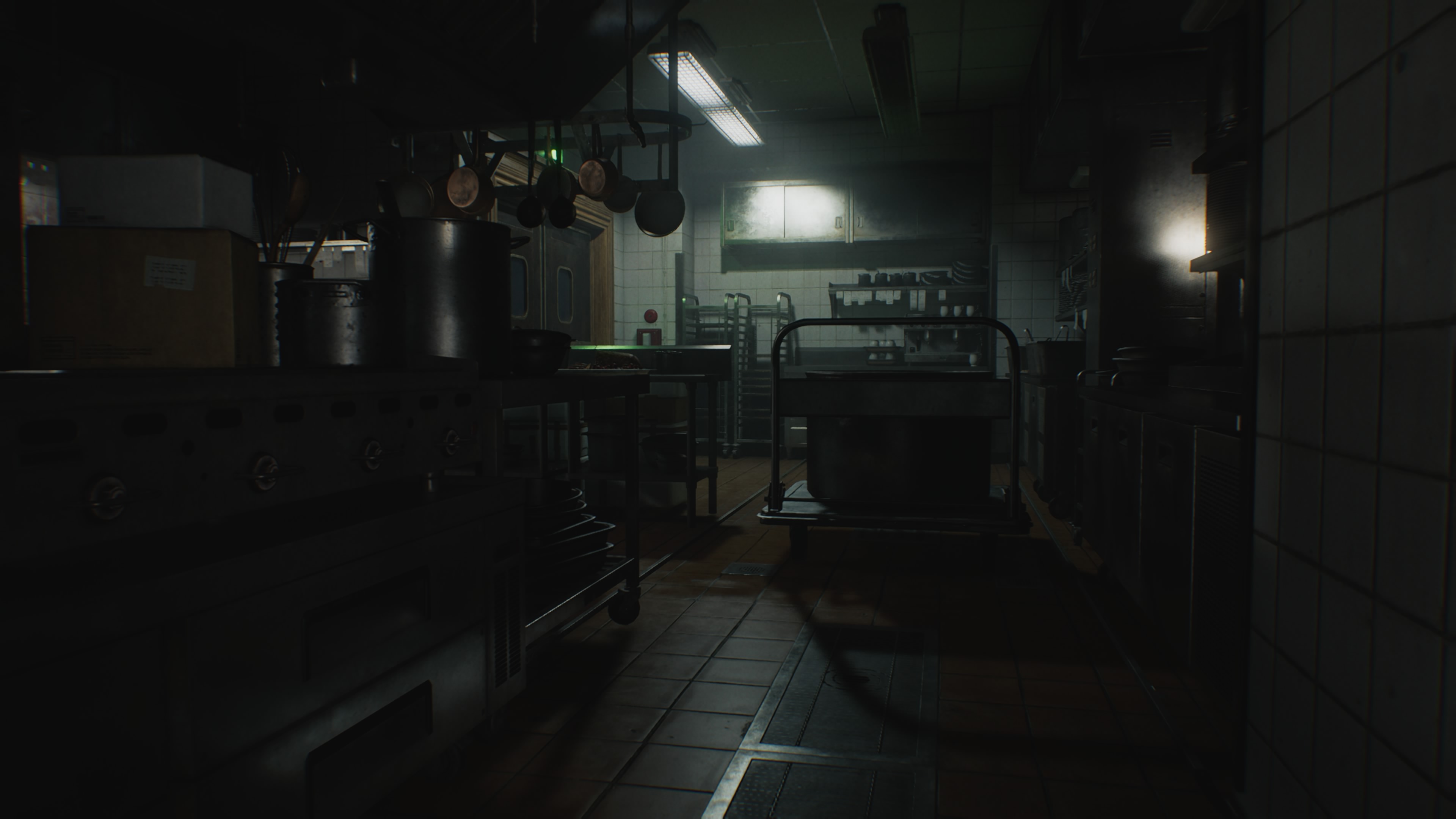 Resident Evil Requiem - Grace: hol posiadłości, biuro ochrony, skrzydło zachodnie, kuchnia, pistolet